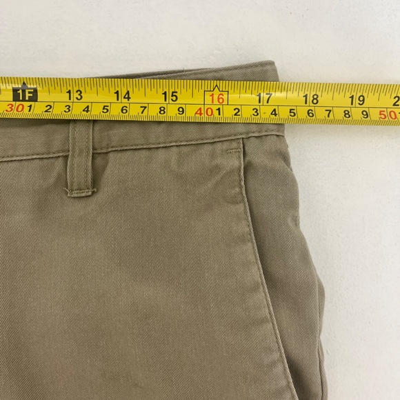 Volcom Men’s 33 Vmonty Chino Pants Khaki/Brown Straight Flat Front Stretch A1131 - Picture 6 of 14